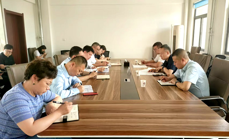 王琦一行到物貿公司調研指導工作