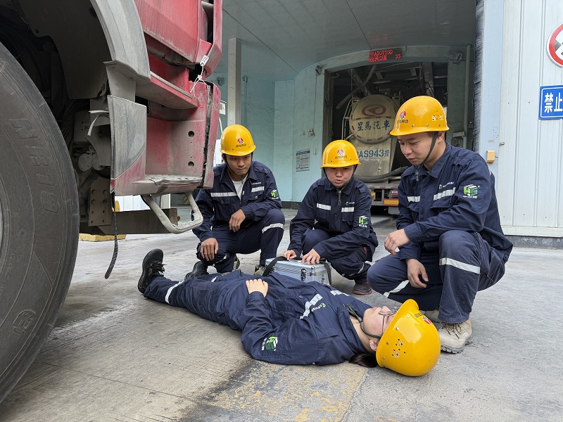 富平公司開展車輛傷害事故應急演練